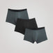 Pack de 3 Boxers Absorbants TENA Men, avec ceinture élastique noire et panneau avant profilé, offrant protection et confort discrets pour l&